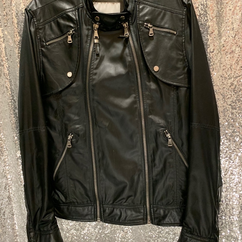 Zara Man Supple Synthetic leather. Size L 8/10